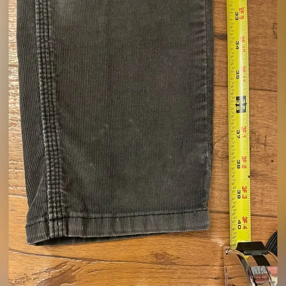Free People l Gray Corduroy Pants l Size 28 l EUC